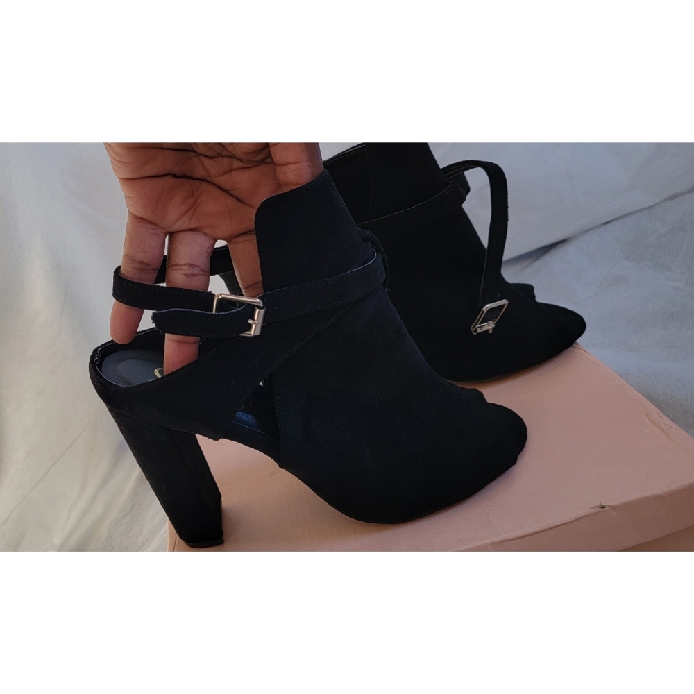 Fashionnova Peep Toe Booties Size 10